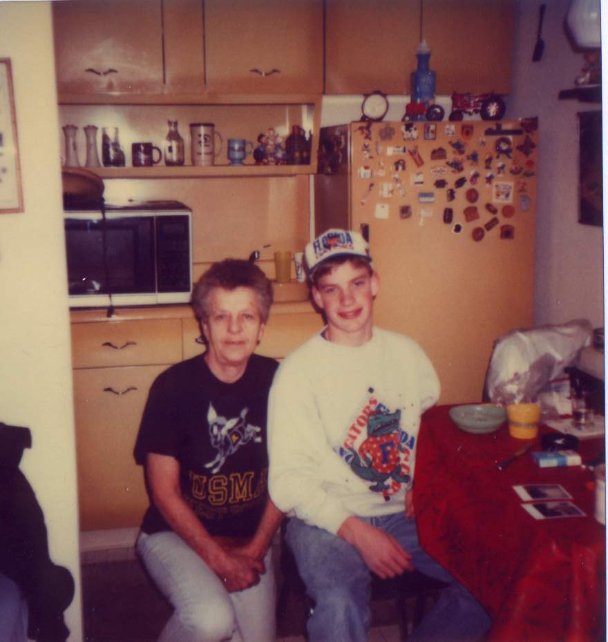 Nathan at 15 with Grandma