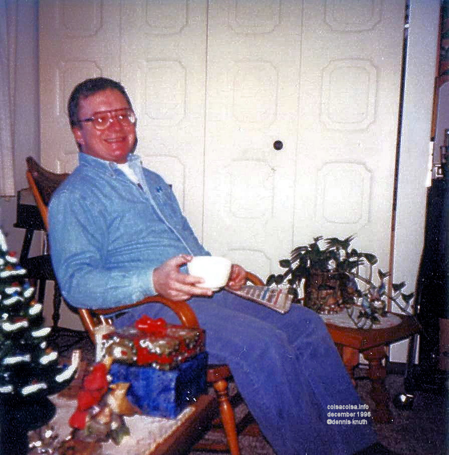 Dennis in Emogene's Rocking Chair