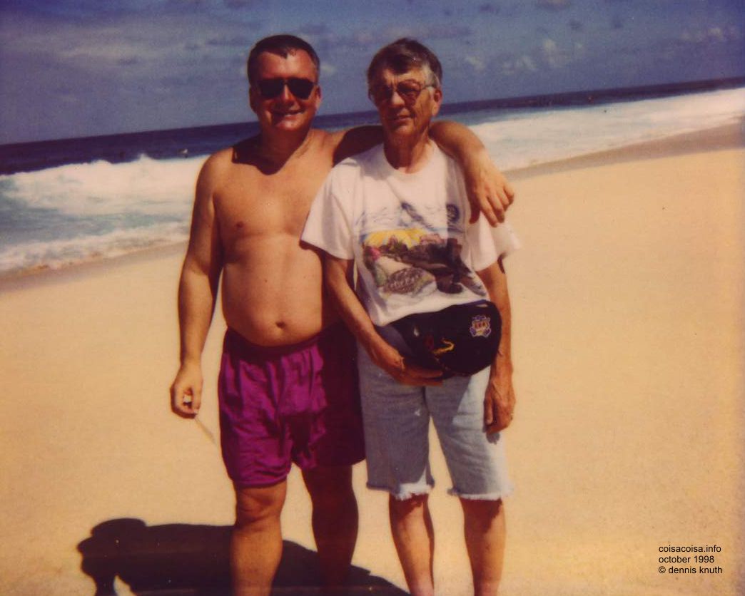 Dennis and Emogene Knuth in Hawaii