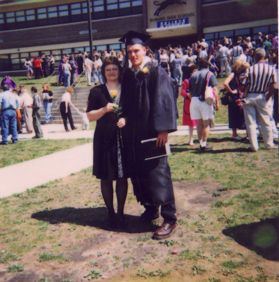 Justin graduates from Durand High School