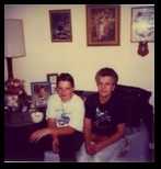 Justin and Emogene Christmas 1996