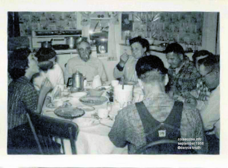 Around the dinner table at the family reunion