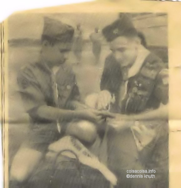 Bill Madden Jr at the Natioinal Boy Scout Jamboree