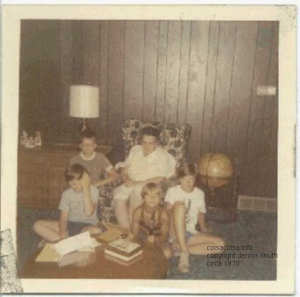 Grandmother Reta with the Ayres boys and Nathan