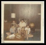 Grandmother Reta with the Ayres boys and Nathan