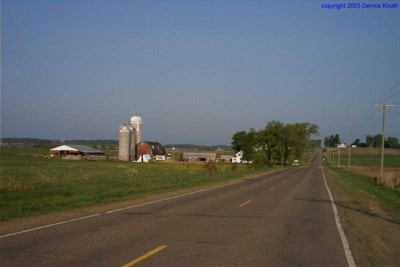 A farm near Augusta Wisconsin in Eau Claire County
