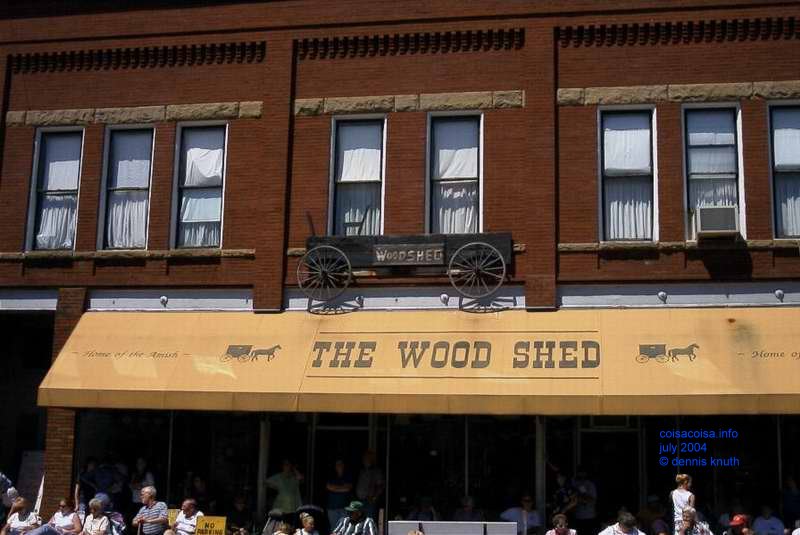 View of the Woodshed in Augusta Wisconsin