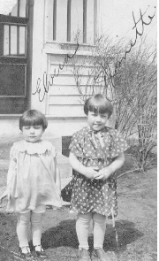 Elvera Grams and Jeanette Grams in the 1930's