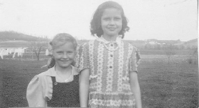 Elvera Grams and Norma Grams