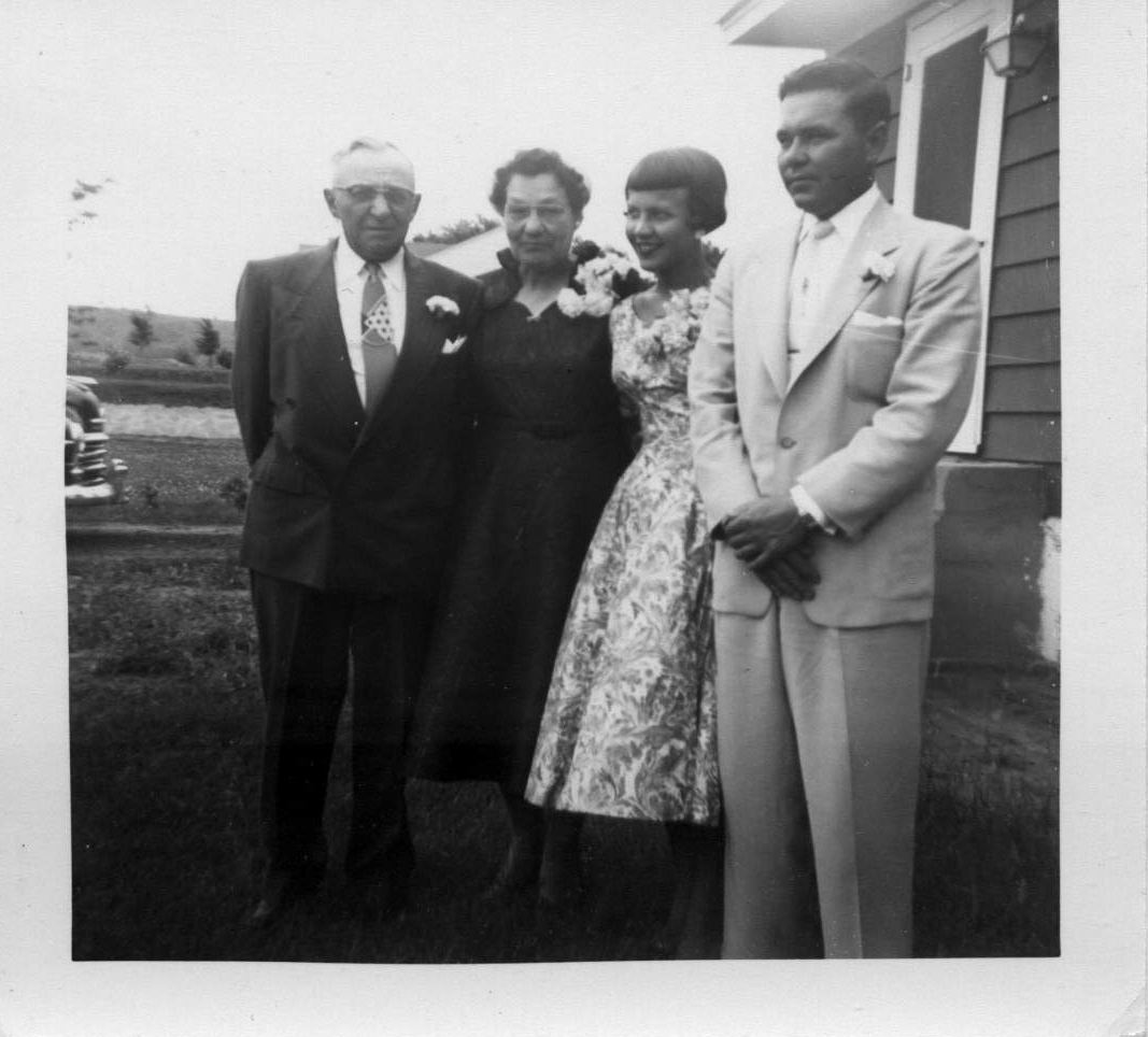 Ernie Kunert, Reta Zank Grams Kunert, Janet Ayres and Don Grams