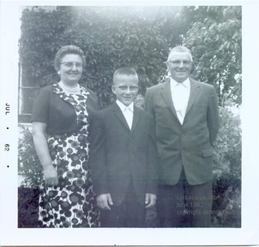 Dennis with Adela and Ed Sperber