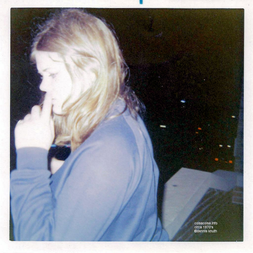 Lois Lee being pensive in 1971