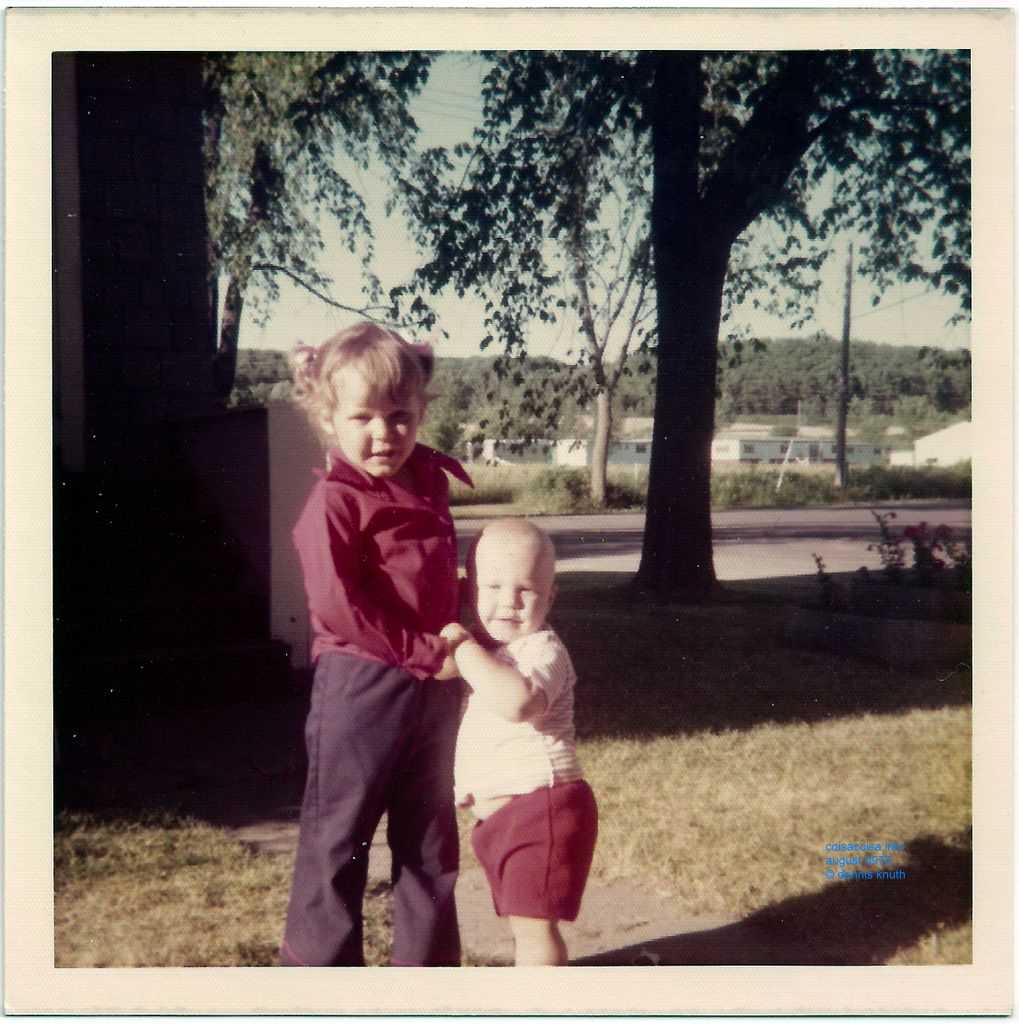 Debbie and Scott Randall on the lawn in Augusta