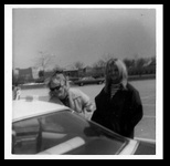 Janet Higley and Carey get into Dennis' new Car