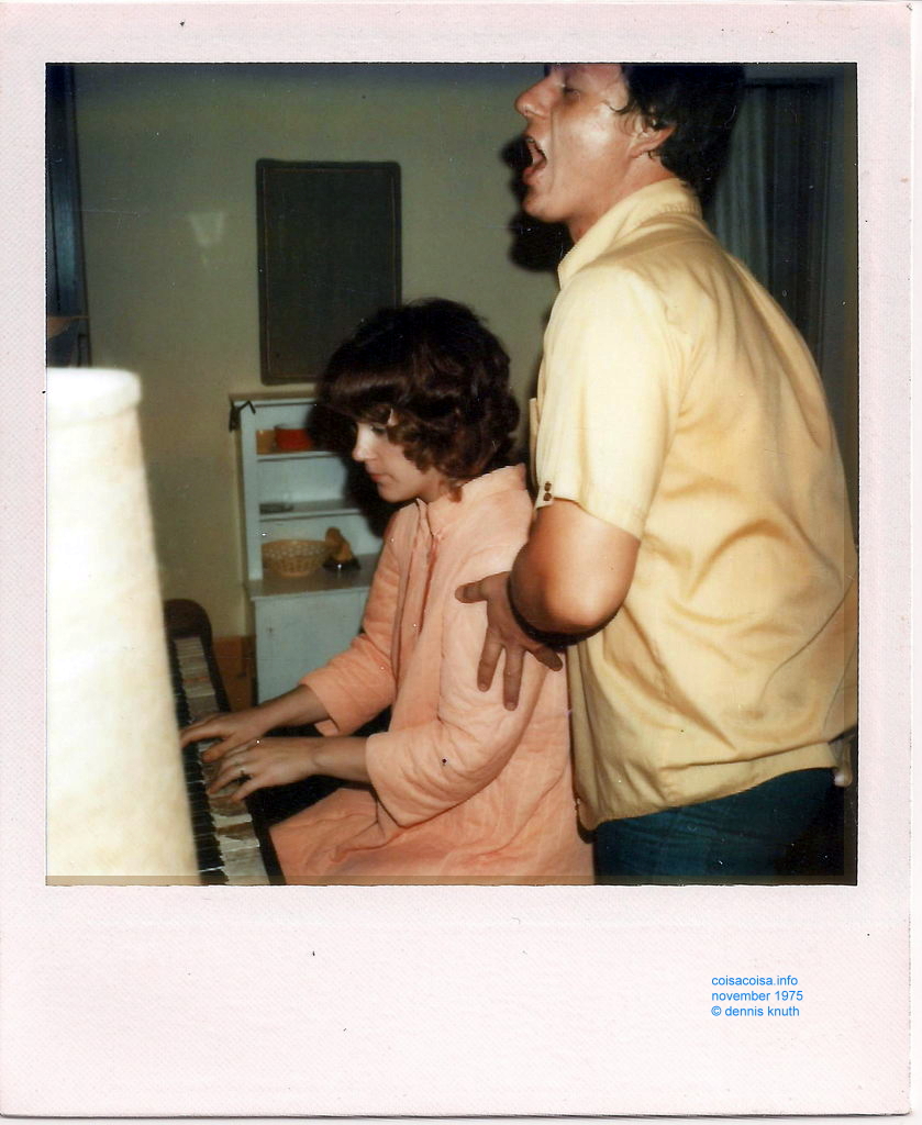 Tom sings and Peggy Plays