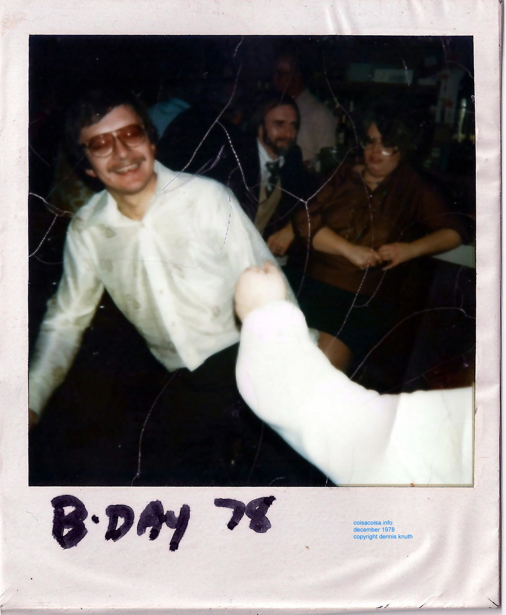 Dennis Knuth dancing on his birthday