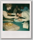 blowing out the candles