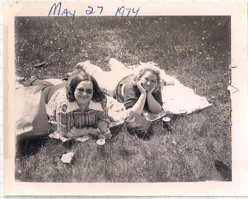 Janet Higley and Ruth Pellmann in 1974