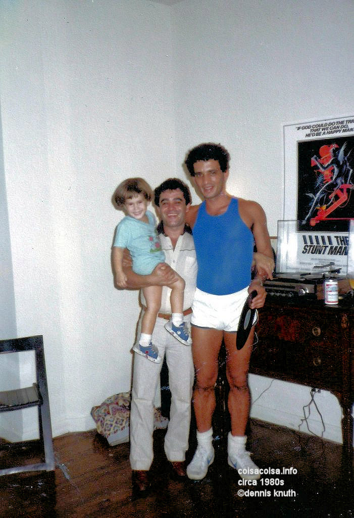 Helton with Jomar and child