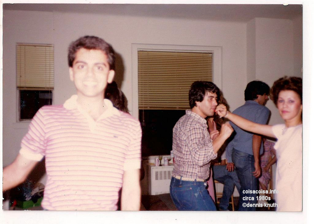 Roberto on camera and Tony Dancing with Yeda