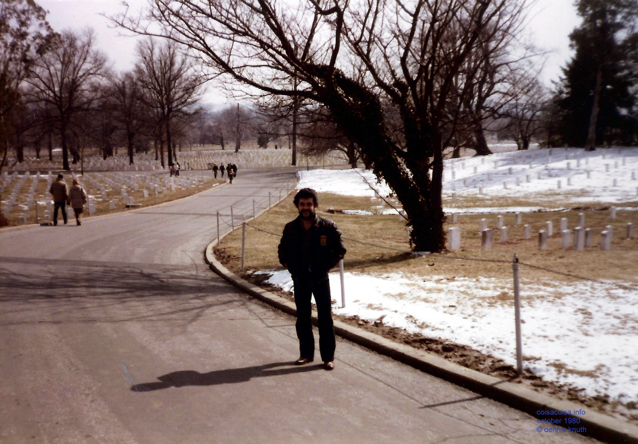Helton at Arlington Cemetary