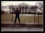 Helton on the White House fence