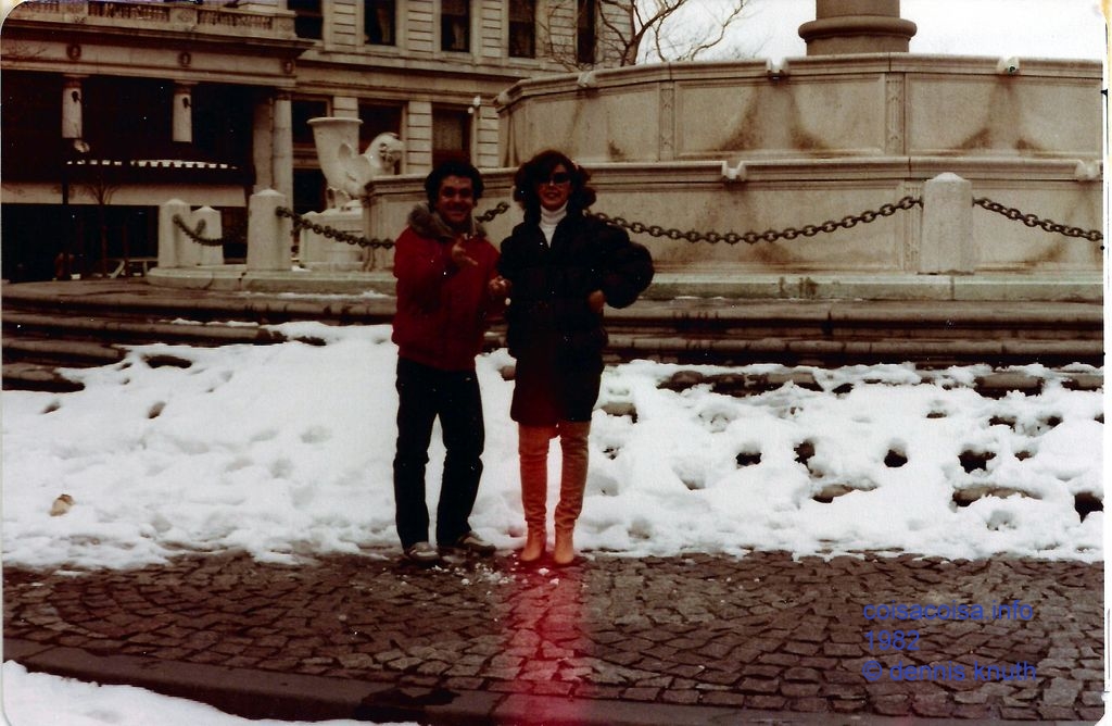 Yeda and Helton at Columbus Circle