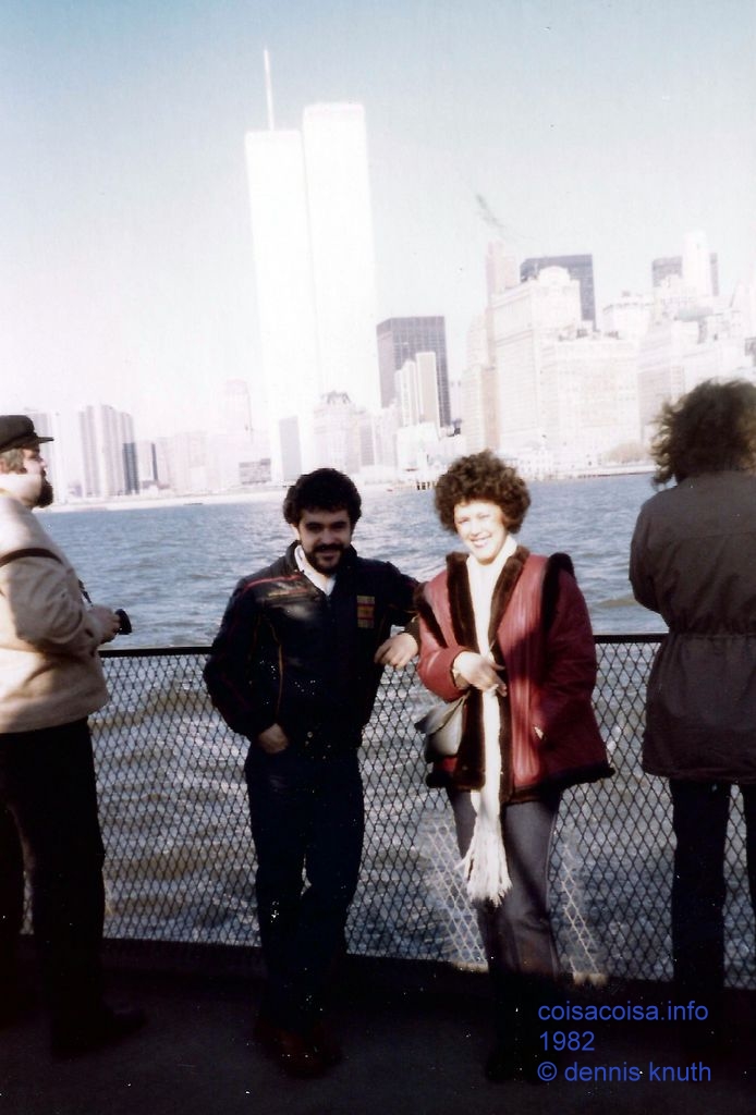 Helton and Yeda in the Sun on the Ferry