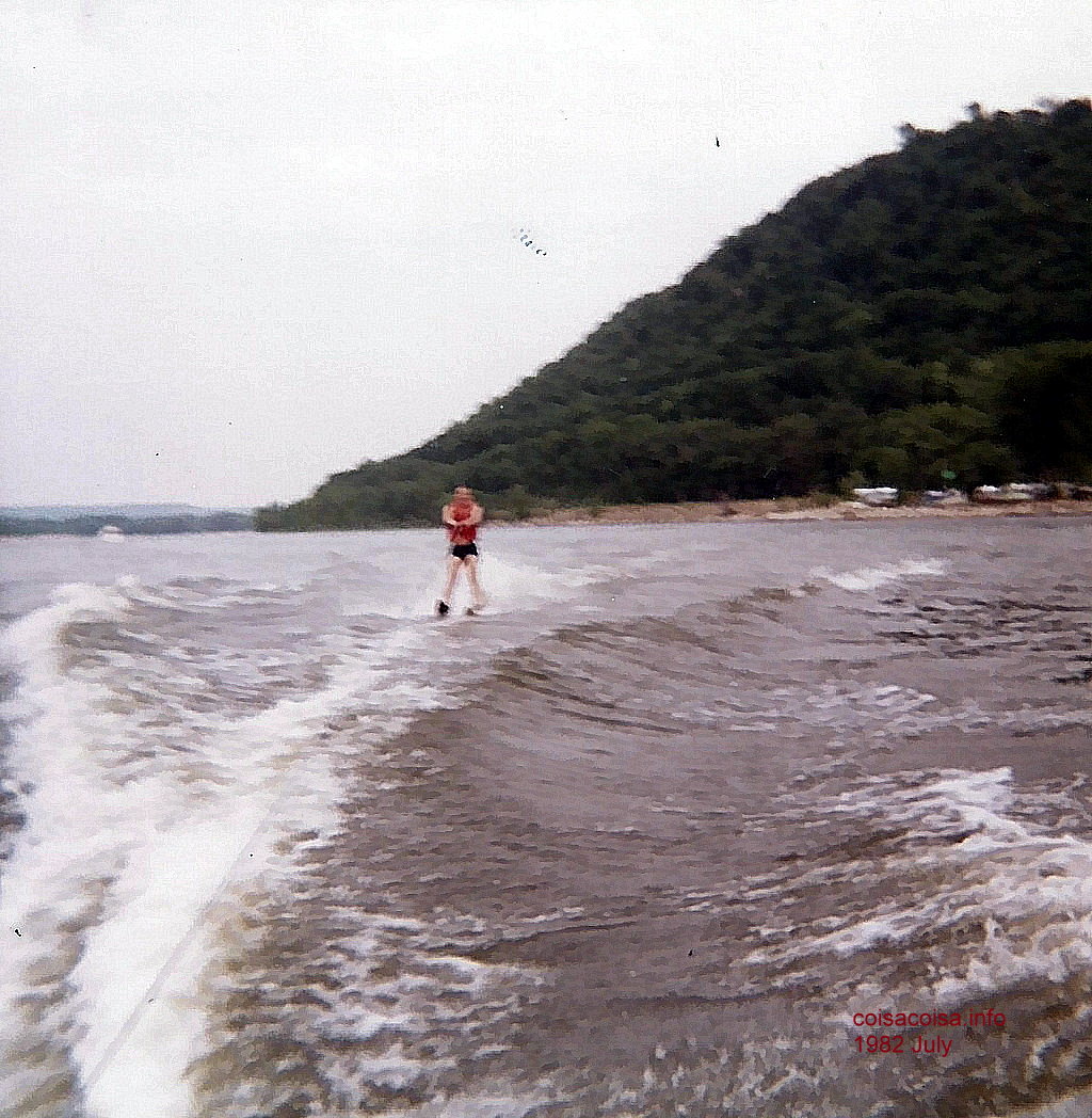 Dennis skiing lake Pepin