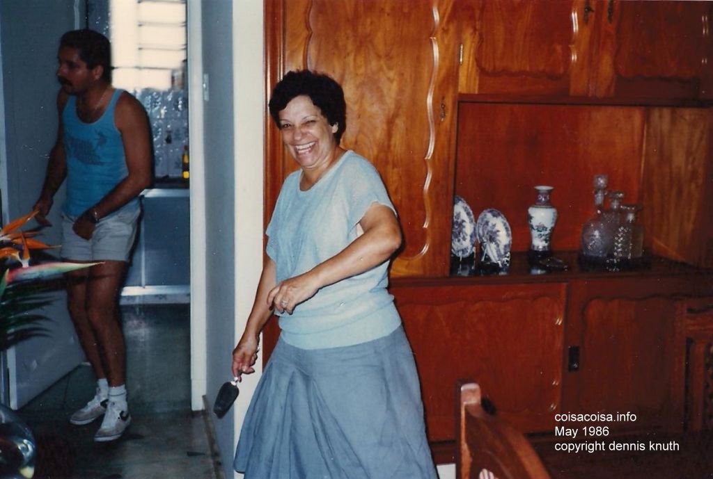 Vicintina smiles in here dinning room