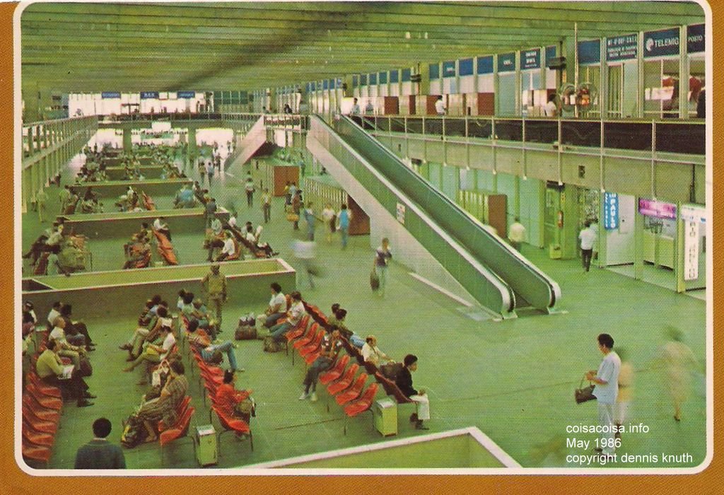 Bus Station in Belo Horizonte Brazil 1986