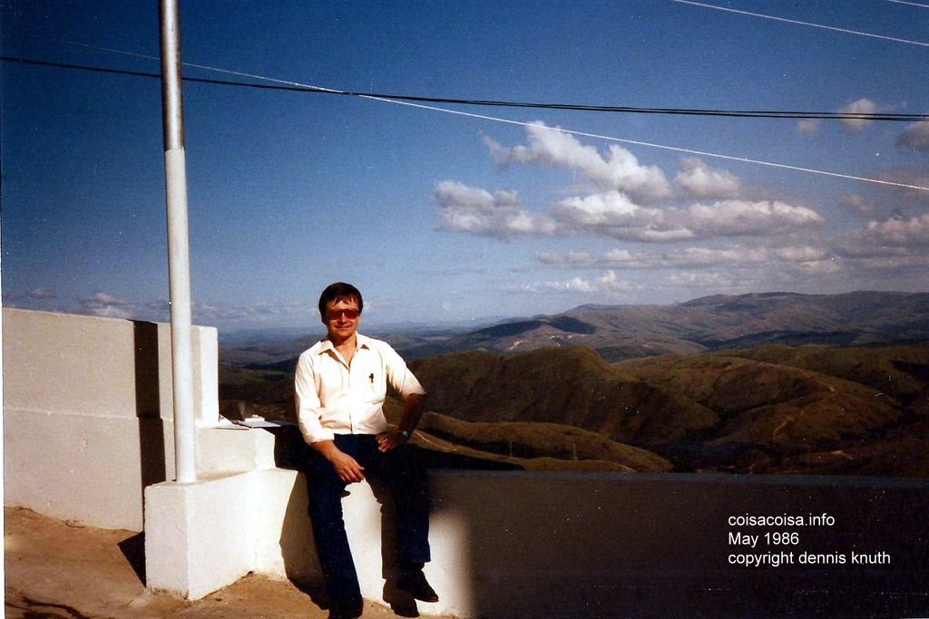 Dennis on the mountain top