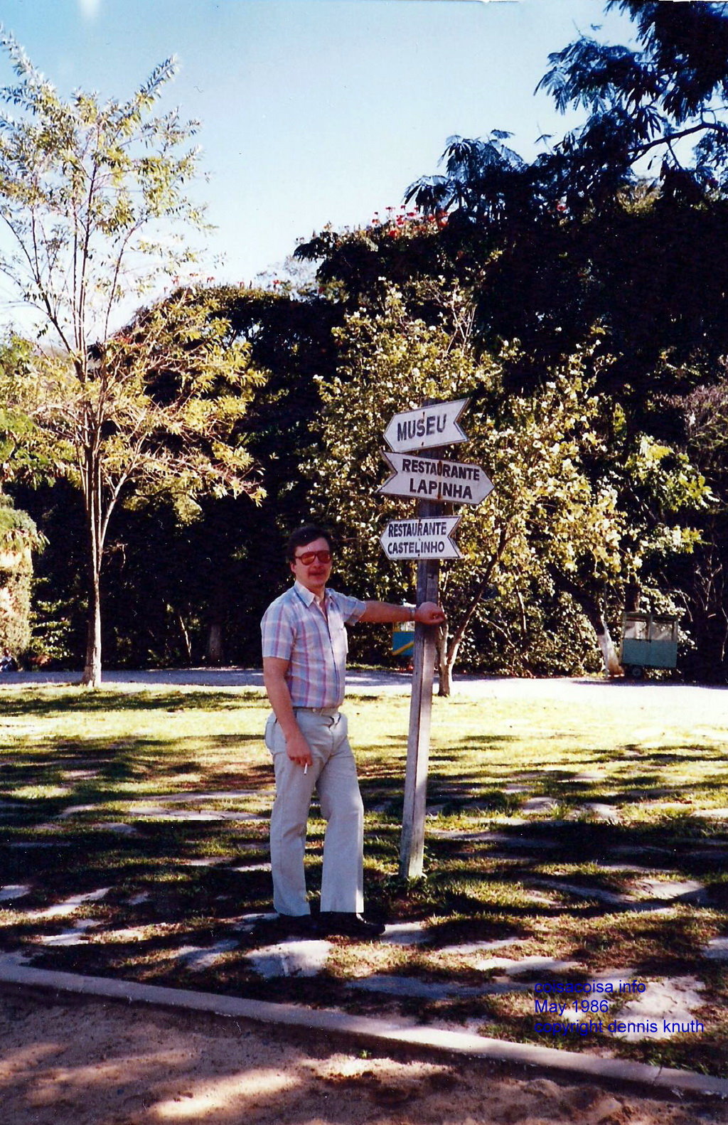 Dennis at the cave park