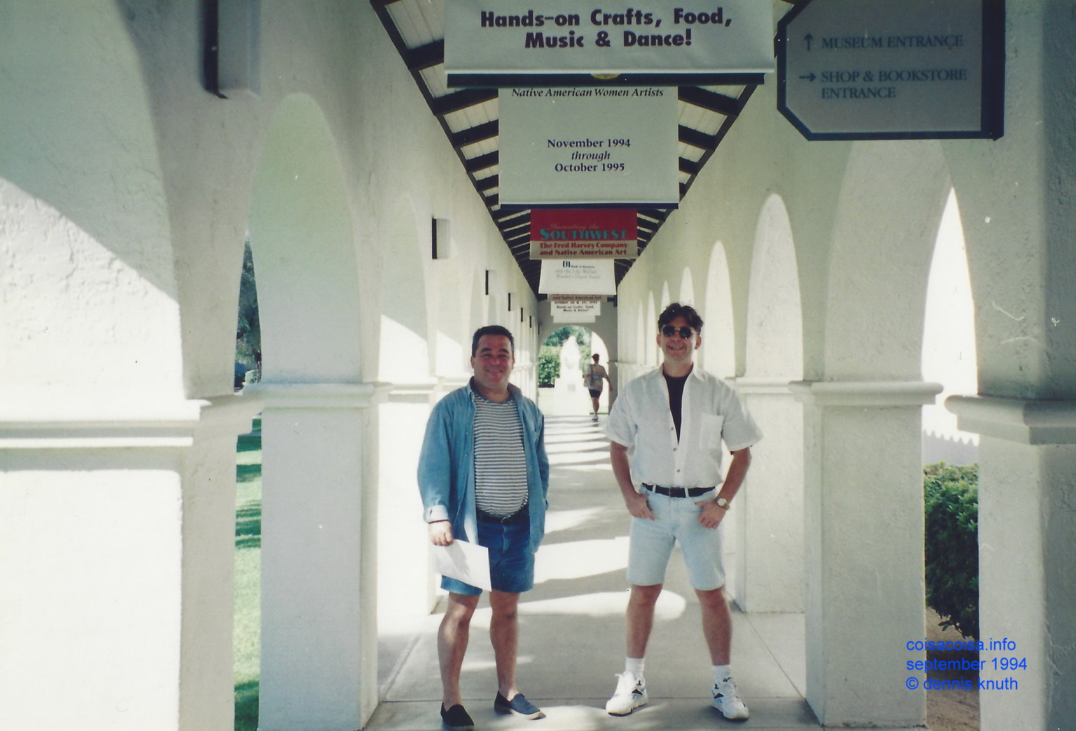 Helton and Sergio at the Heard Museum in Phoenix Arizona