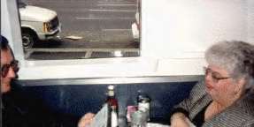 Dennis and Gloria at the Moondance Diner