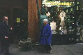 Gloria and Erv shopping in New York