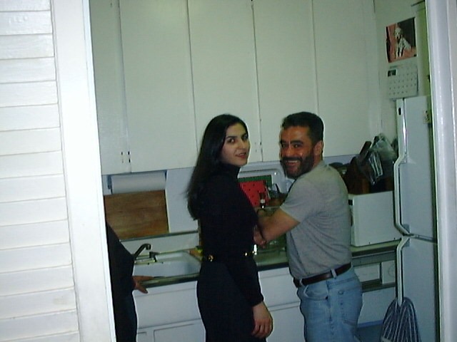 Helton and Silesia Patricia in the Kitchen