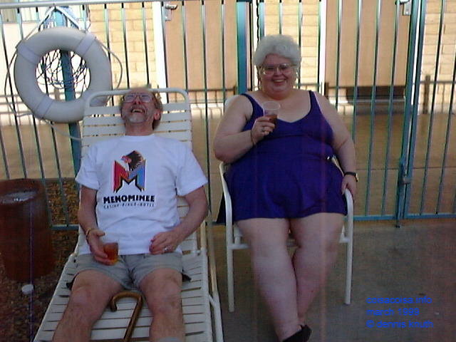 Erv and Gloria laugh