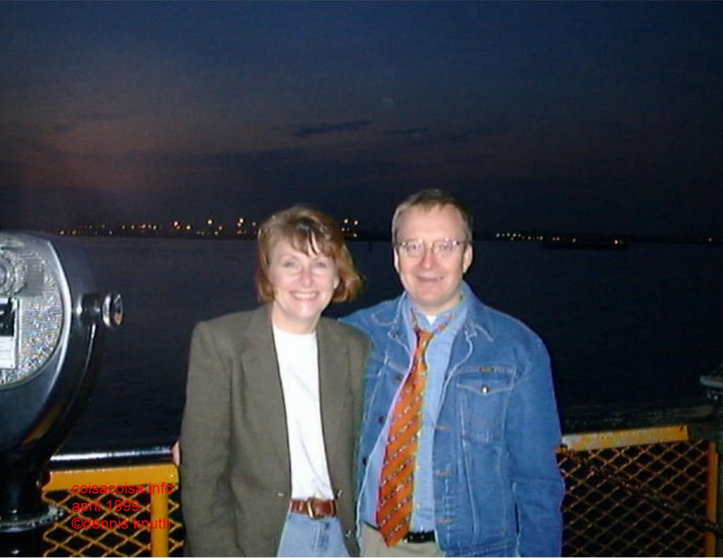 Pat and Dennis at South Ferry