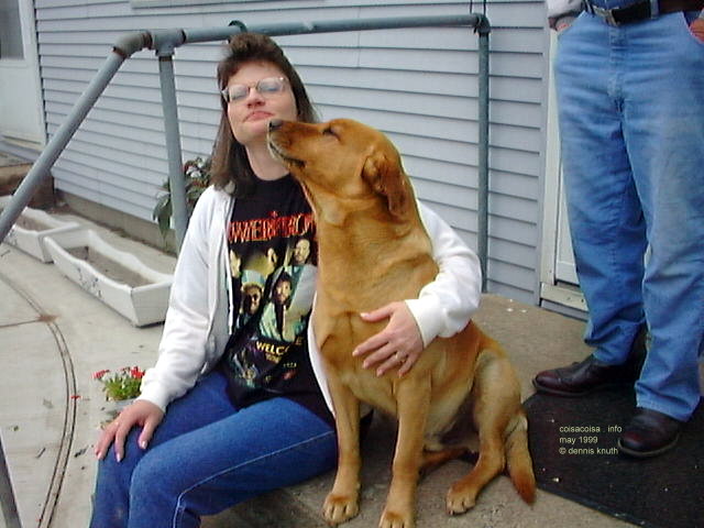 Sherri and Toby kissing