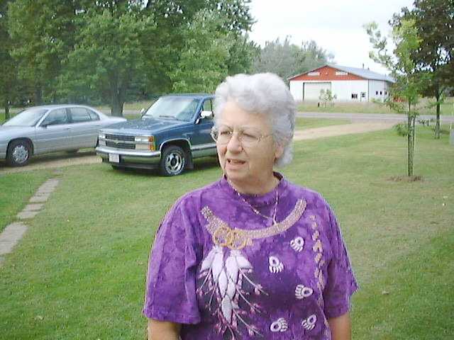Ardith Knuth in Augusta Wisconsin 1999