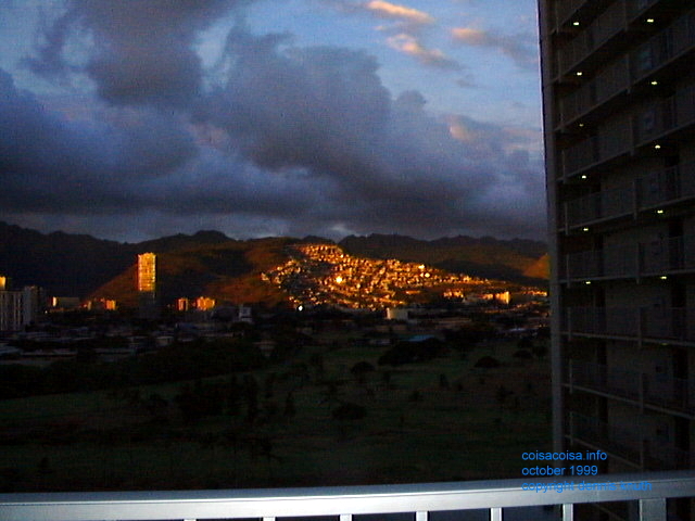Mountain View at sunset