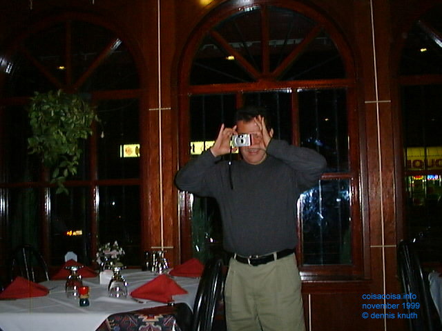 Helton taks a photograph