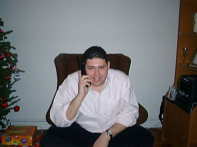 Wanderson on the phone