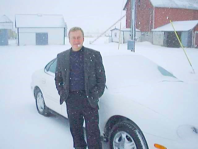 Dennis Knuth ready to leave the farm for New York