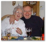 Ardith and Dennis laughing