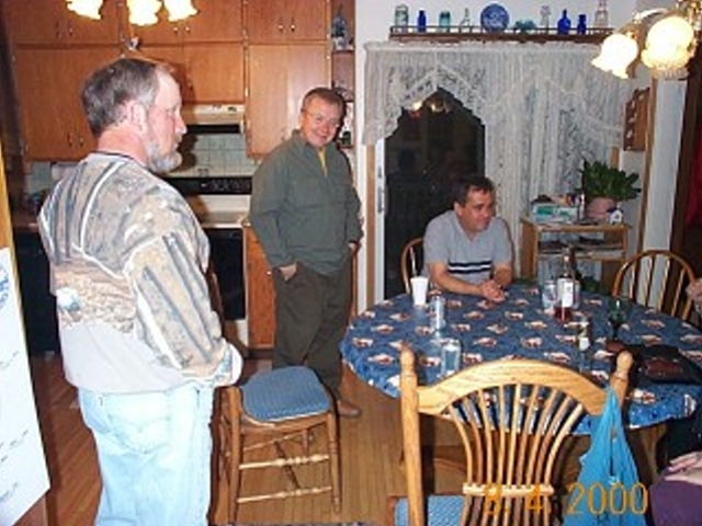 Gary Dennis and Helton in the Old Farmhouse