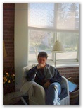 Tome in the Sunporch April 2000