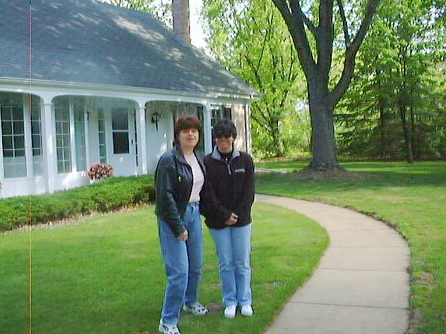 Helenice and Rose on the the lawn