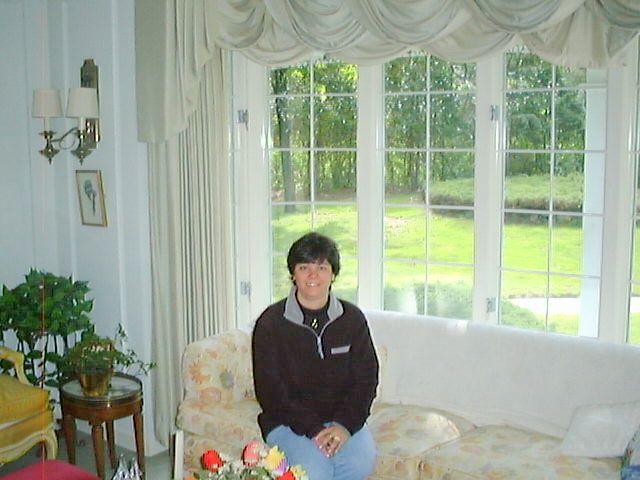 Sun porch with Helenice